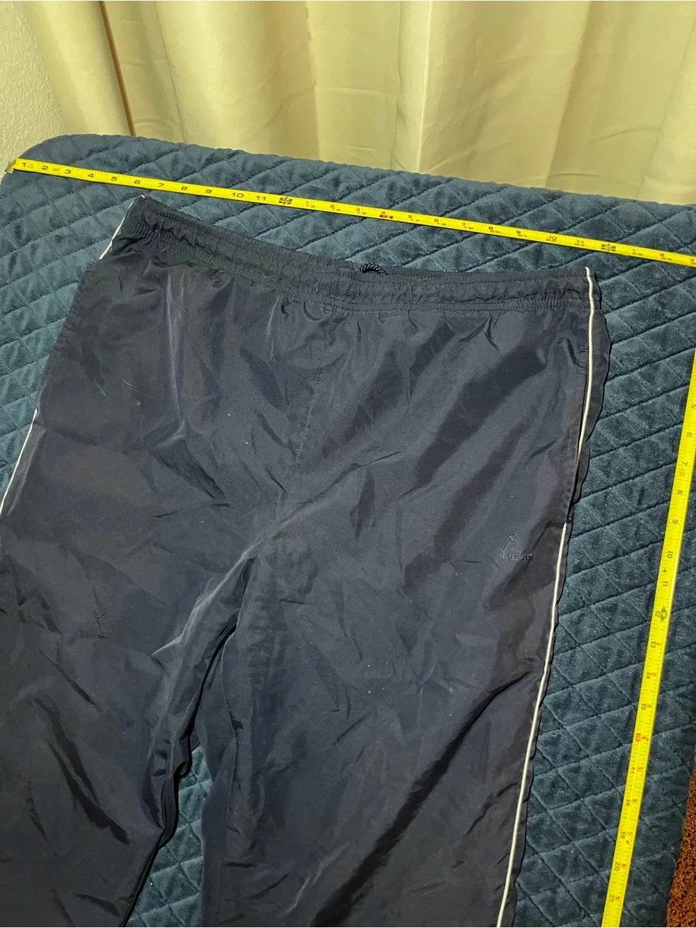 Streetwear Head Navy and White Men's Loose Fitted Joggers